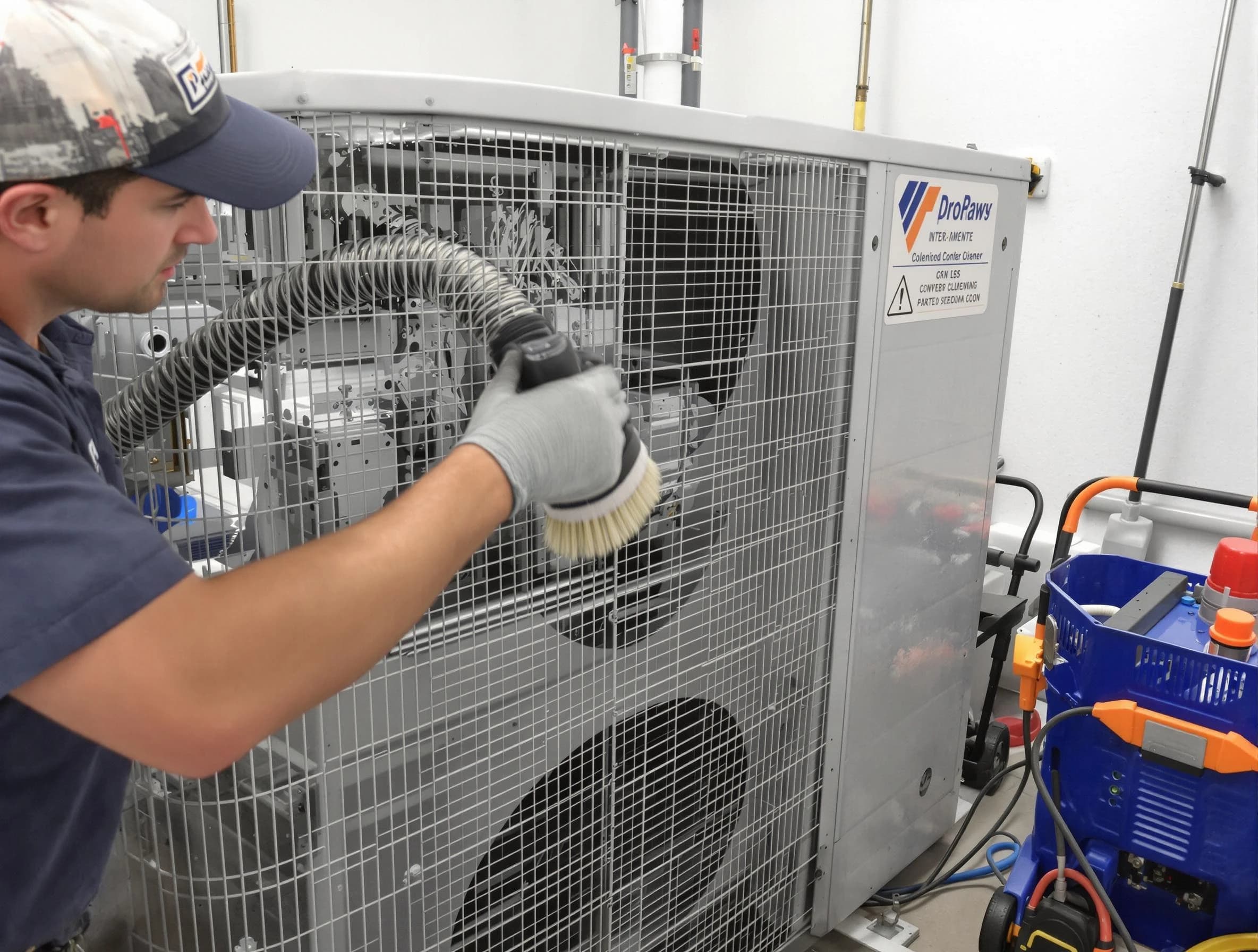 Gresham Park Air Duct Cleaning specialist performing precision AC coil cleaning for improved system performance in Gresham Park