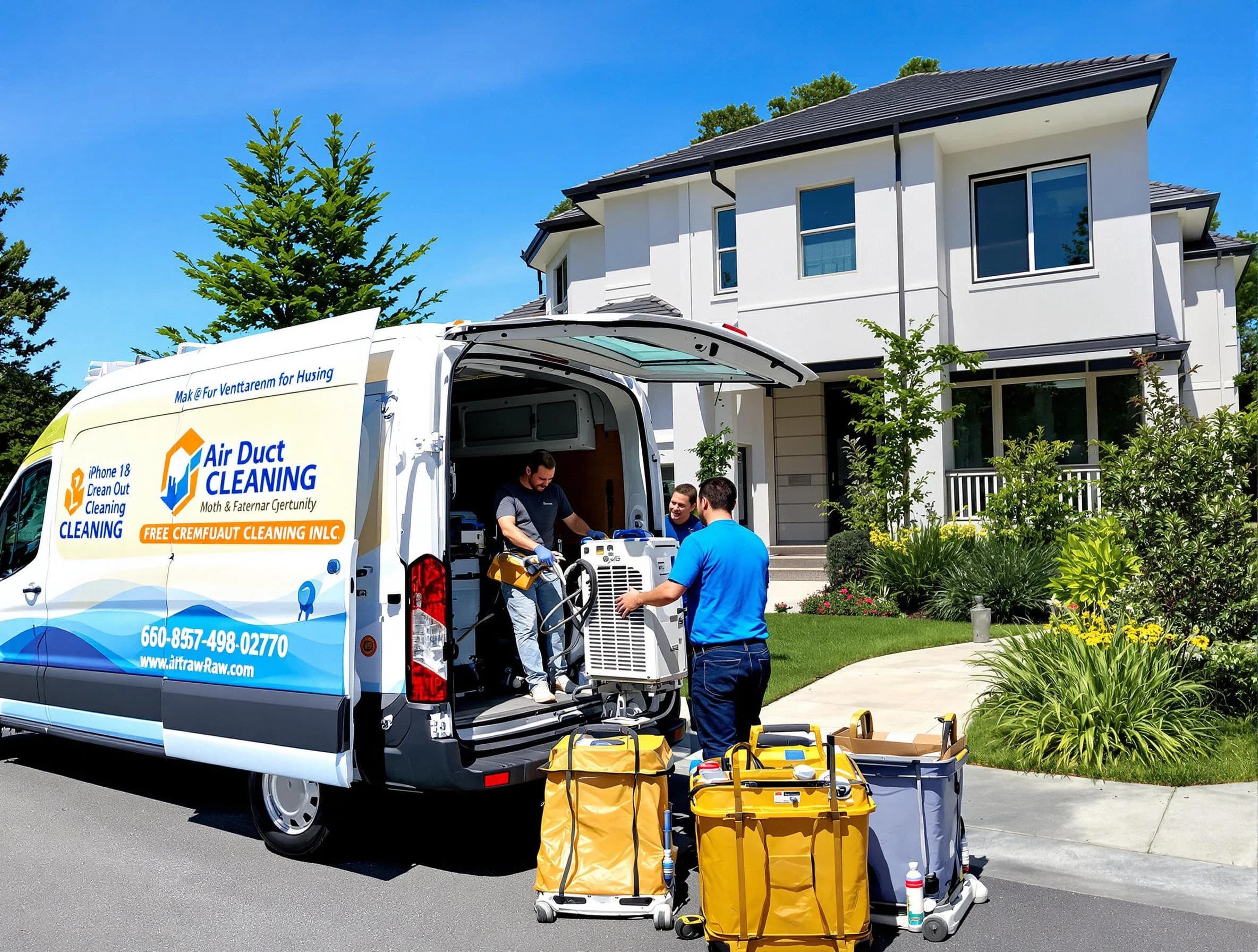 Gresham Park Air Duct Cleaning technician performing professional air duct cleaning in Gresham Park