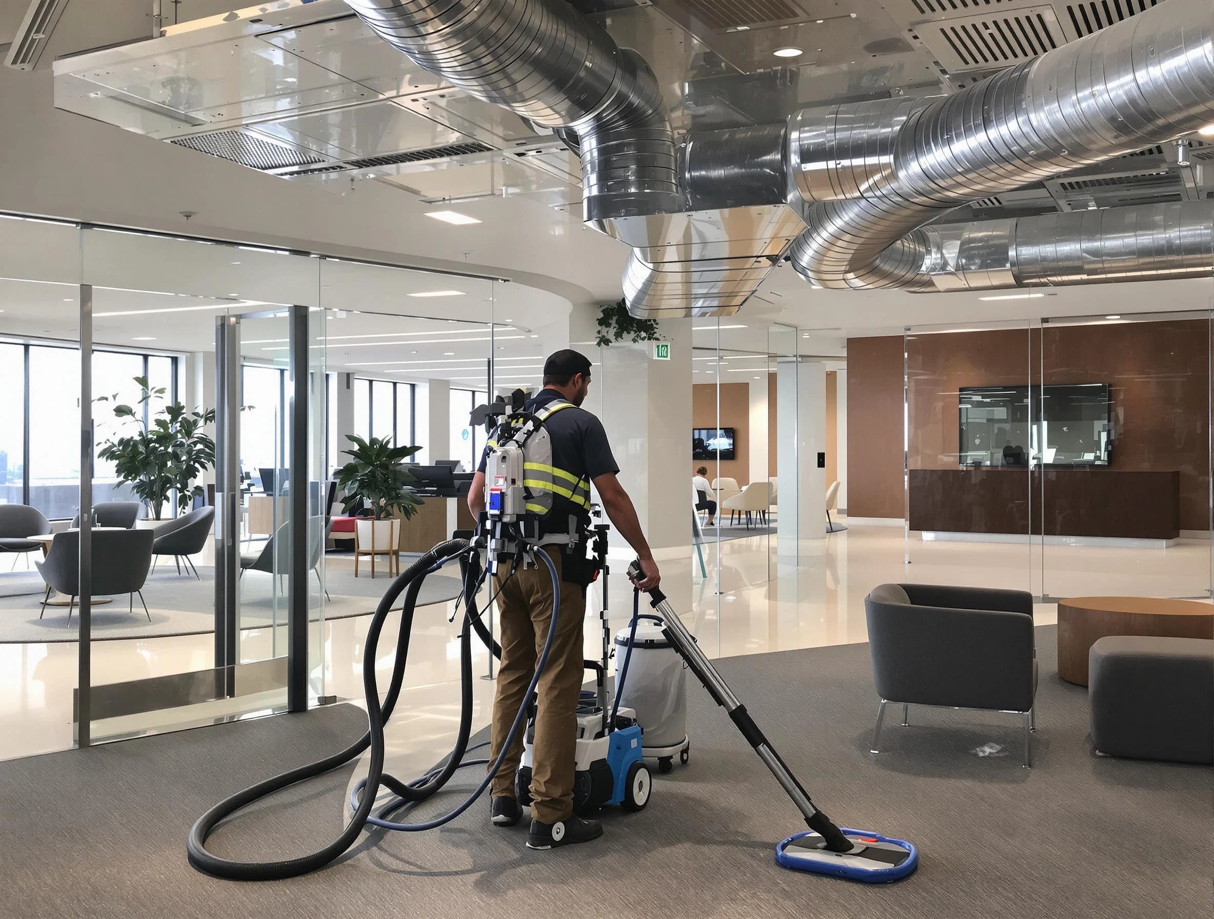 Commercial duct cleaning service by Gresham Park Air Duct Cleaning in Gresham Park