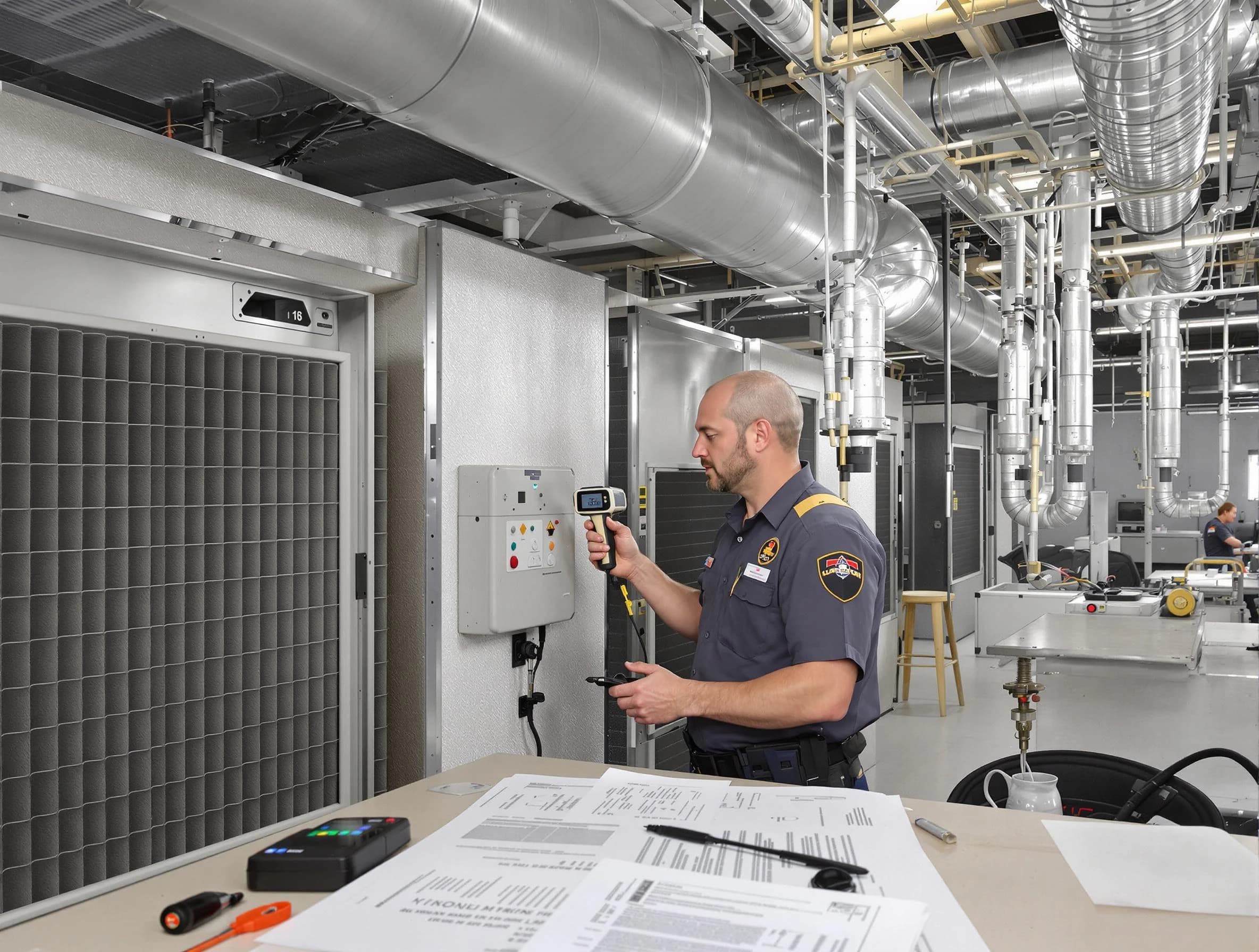 Professional filter system inspection by Gresham Park Air Duct Cleaning in Gresham Park