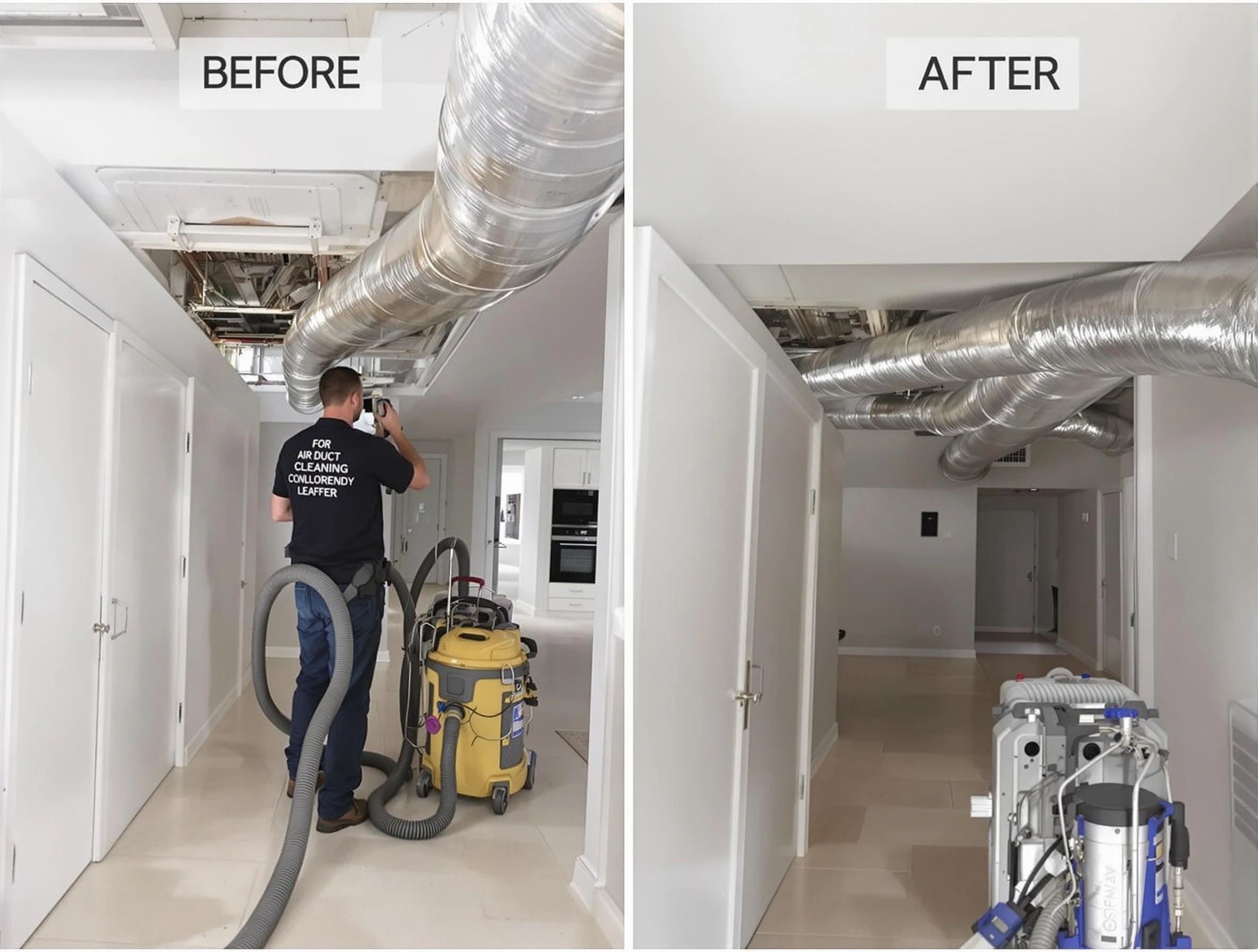 Gresham Park Air Duct Cleaning professional performing thorough air duct cleaning in Gresham Park
