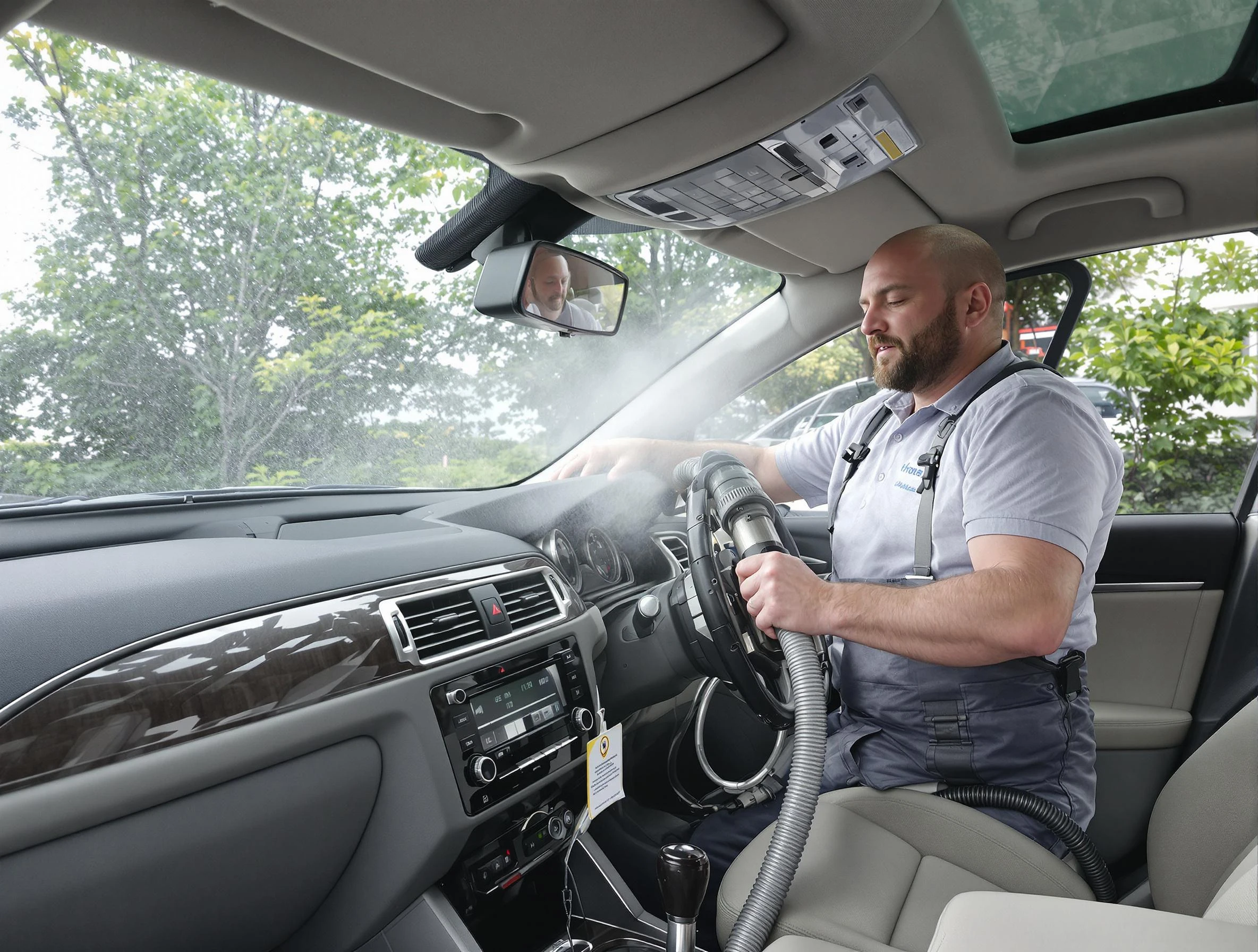 Gresham Park Air Duct Cleaning specialist performing professional car duct cleaning in Gresham Park